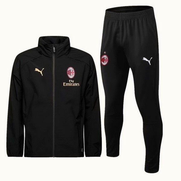 Chandal Del AC Milan 2018-2019 Oro Negro